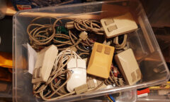 untreated Amiga mice & parts